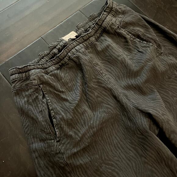 Anthropologie Pilcro Barrel Pants Gray Black Women's Size M - Picture 3 of 7